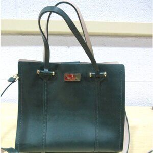 NWOT Kate spade Emerald green and grey Elodie purse